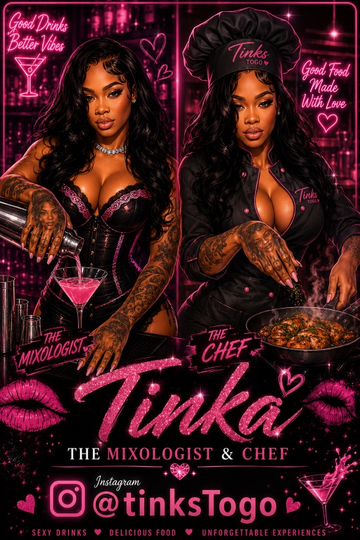 Tinka — Mixologist & Chef flyer